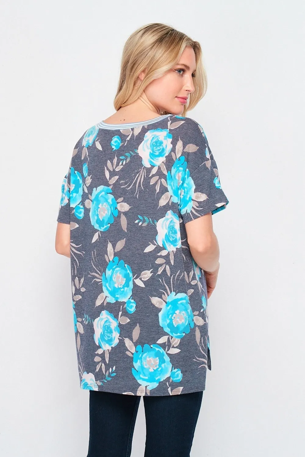 Floral Pocket Top