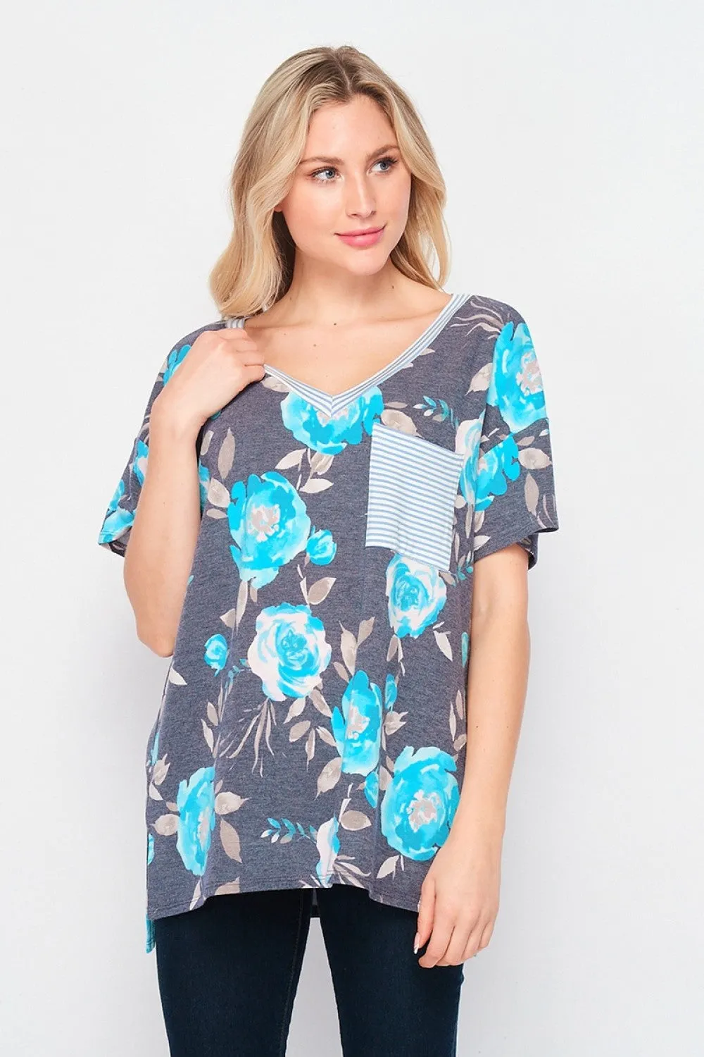 Floral Pocket Top