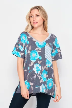 Floral Pocket Top