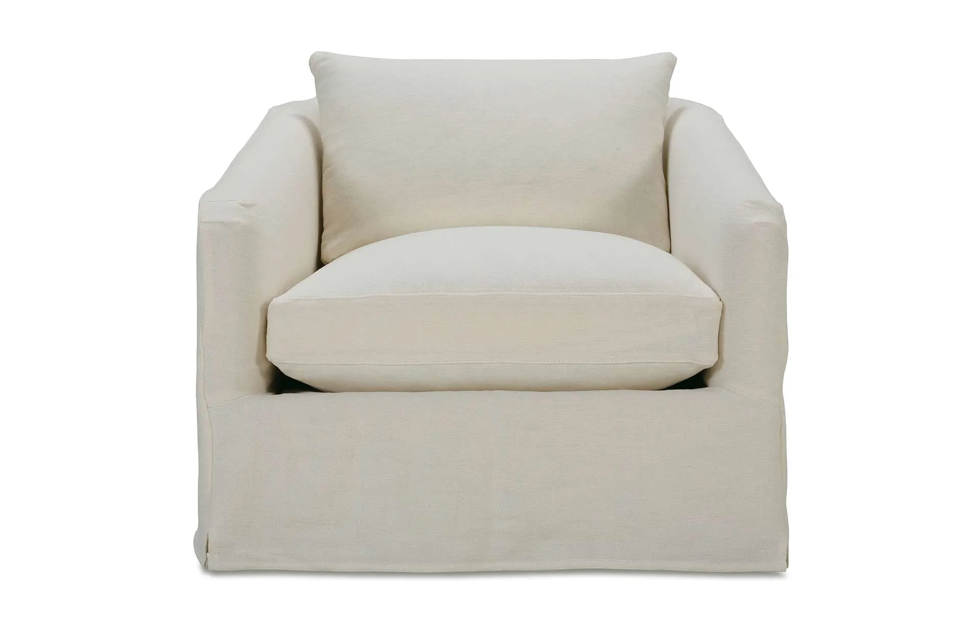 Florence Slipcover Swivel Chair