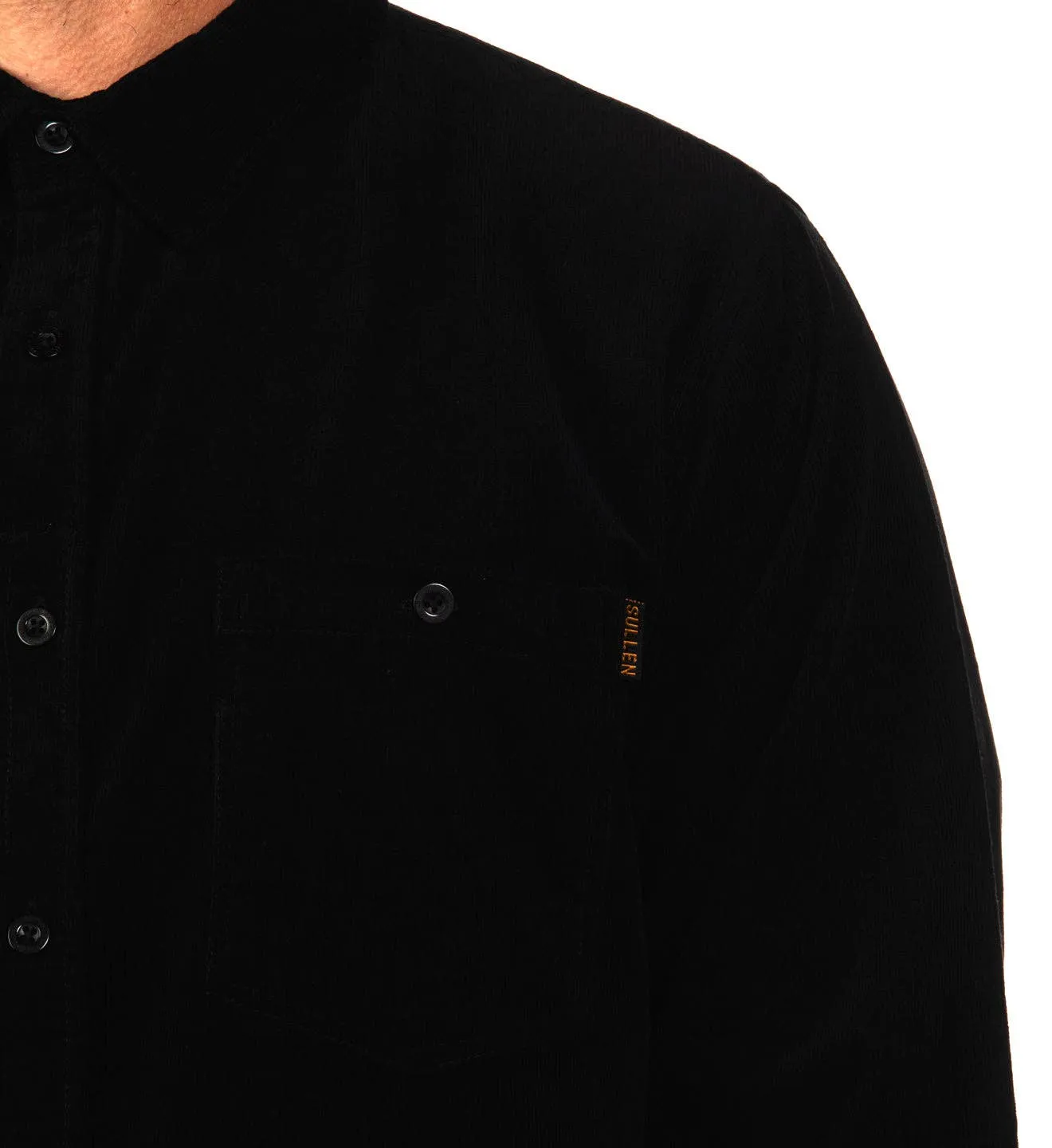 Full Nelson Corduroy Shirt Jacket - Black