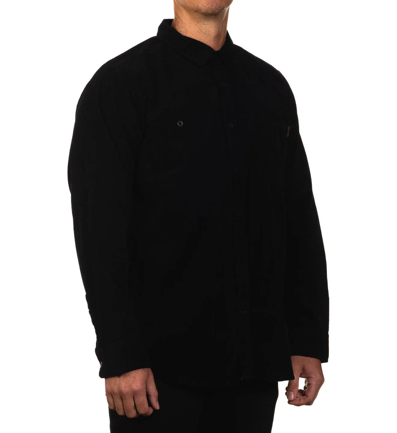 Full Nelson Corduroy Shirt Jacket - Black