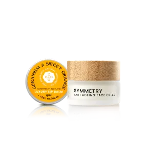 Geranium And Sweet Orange Luxurylip Balm And Symmetry Travel Mini Face Cream