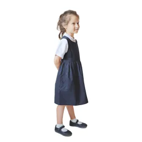 Girls School Pinafore - 100% Organic Cotton