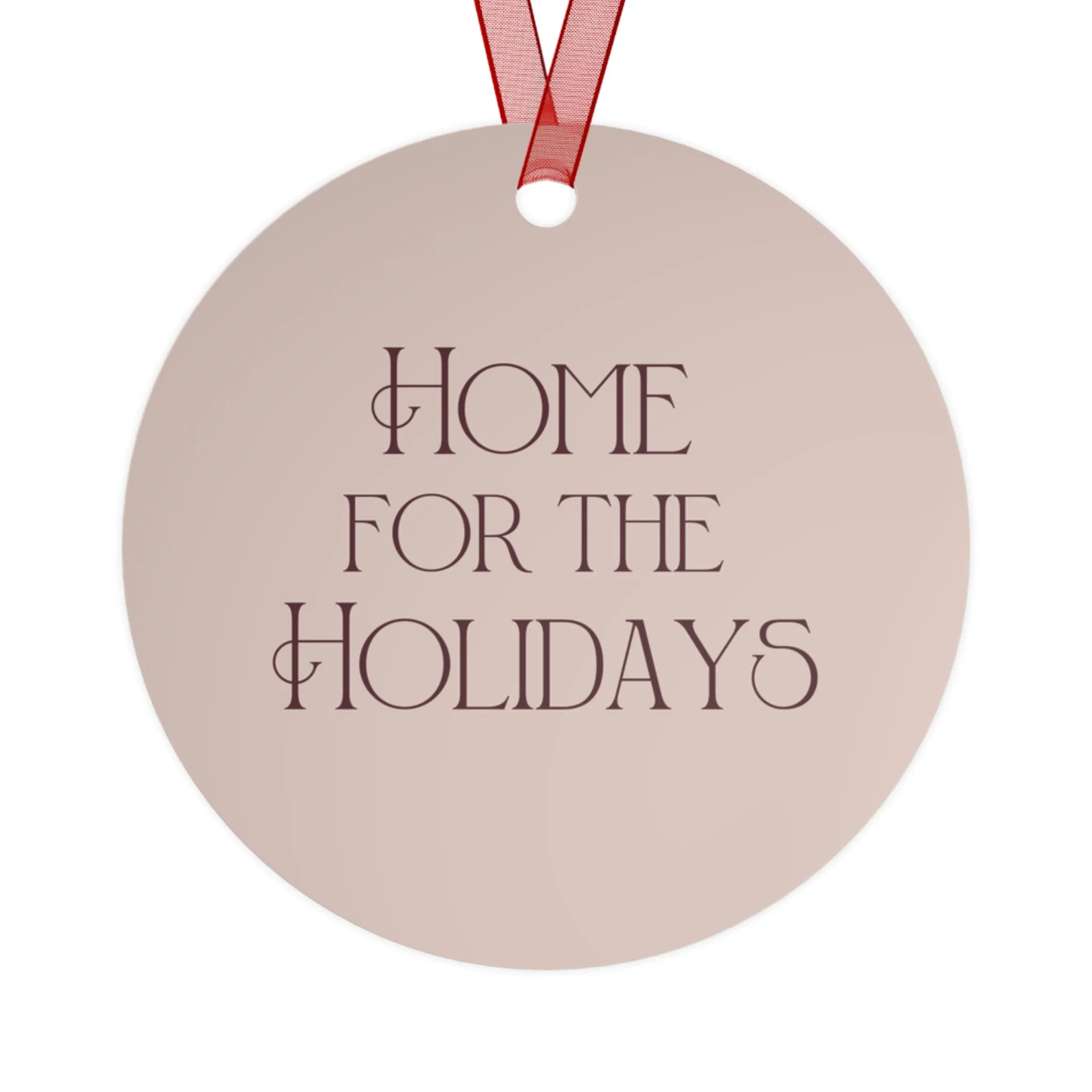 Green Gables Home for the Holidays Metal Ornament