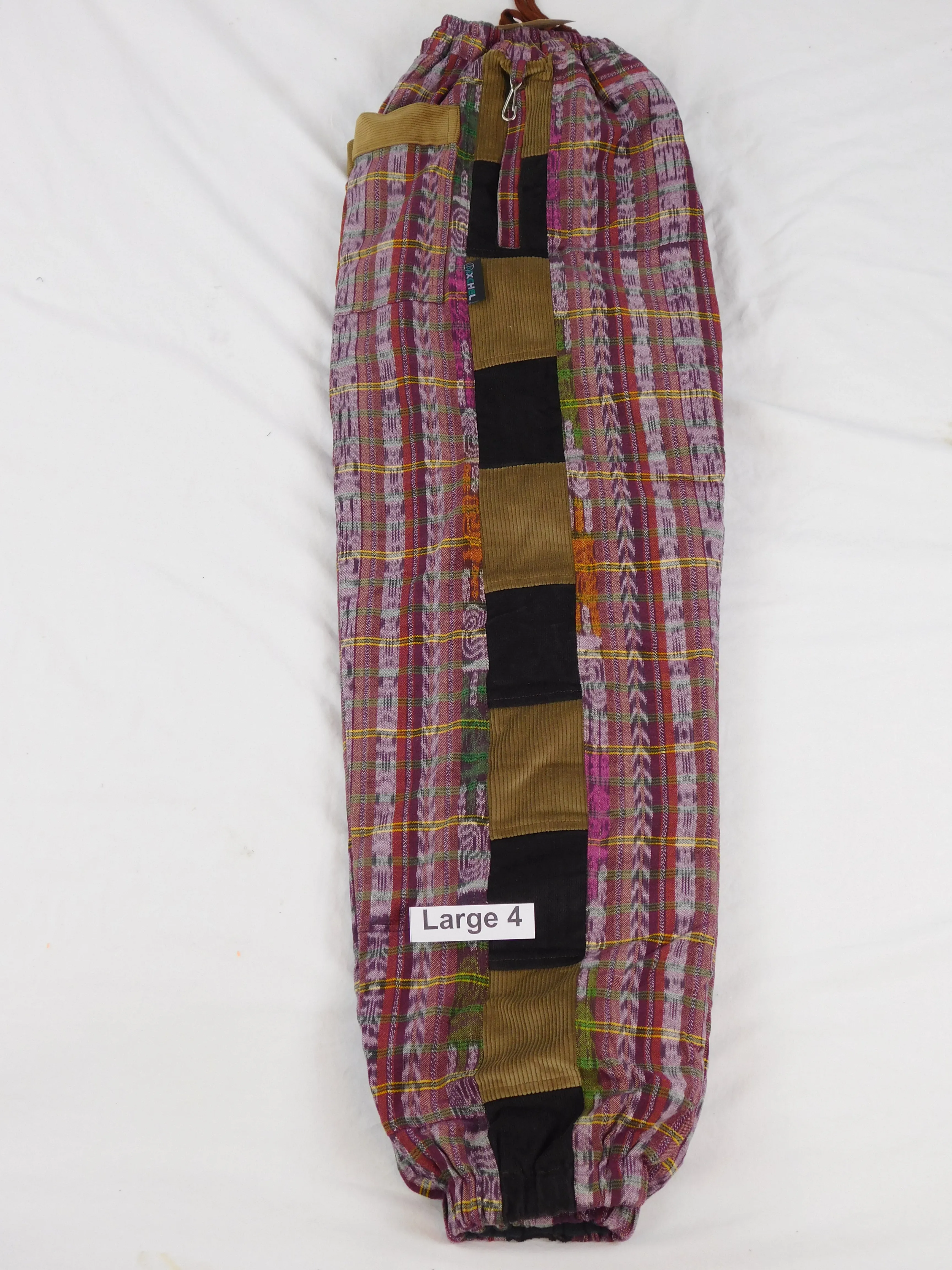 Hand Woven Patchwork Snowboard Pants with Fleece Lining