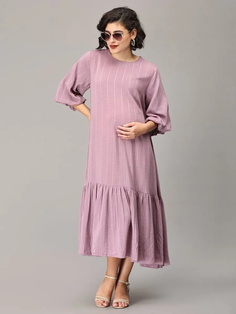 High Class Affair  Maternity Oversized Tunic Dress