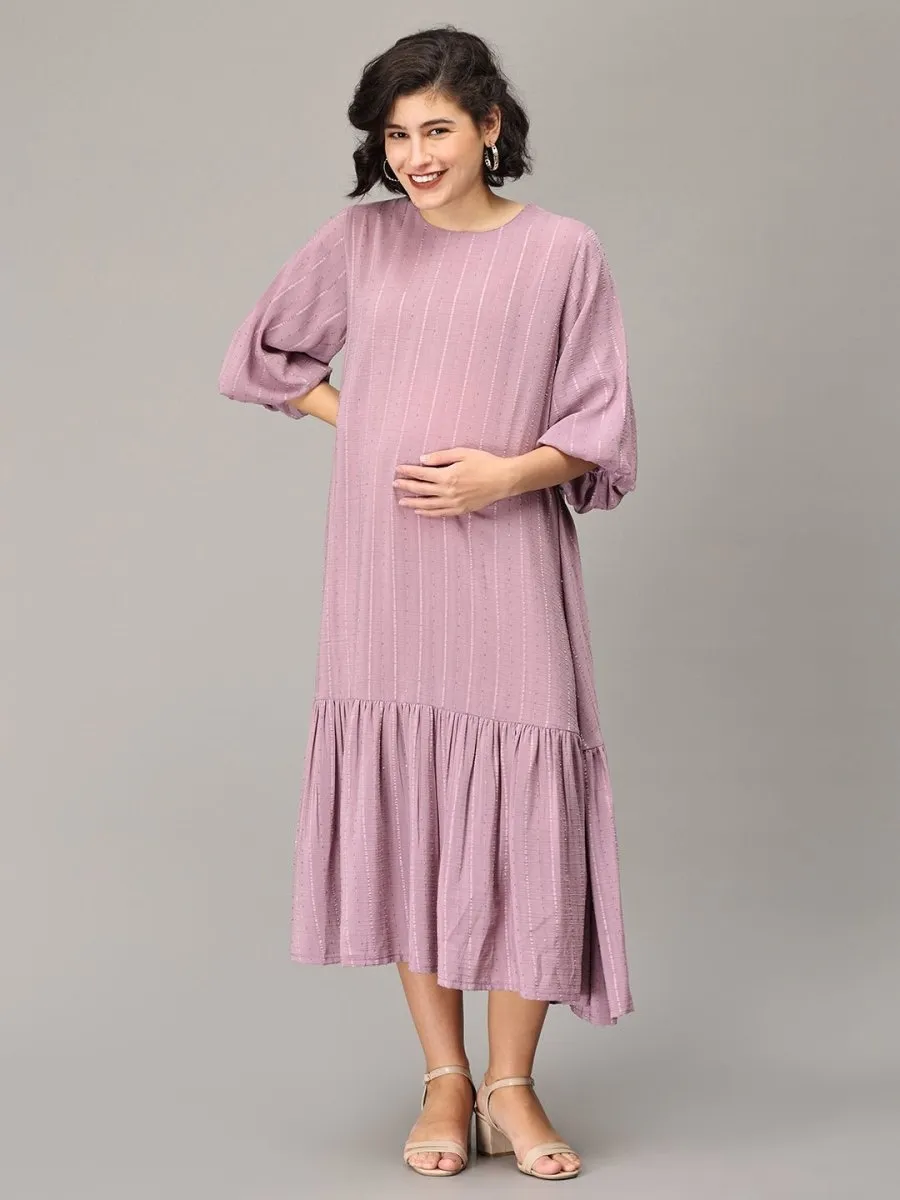 High Class Affair  Maternity Oversized Tunic Dress