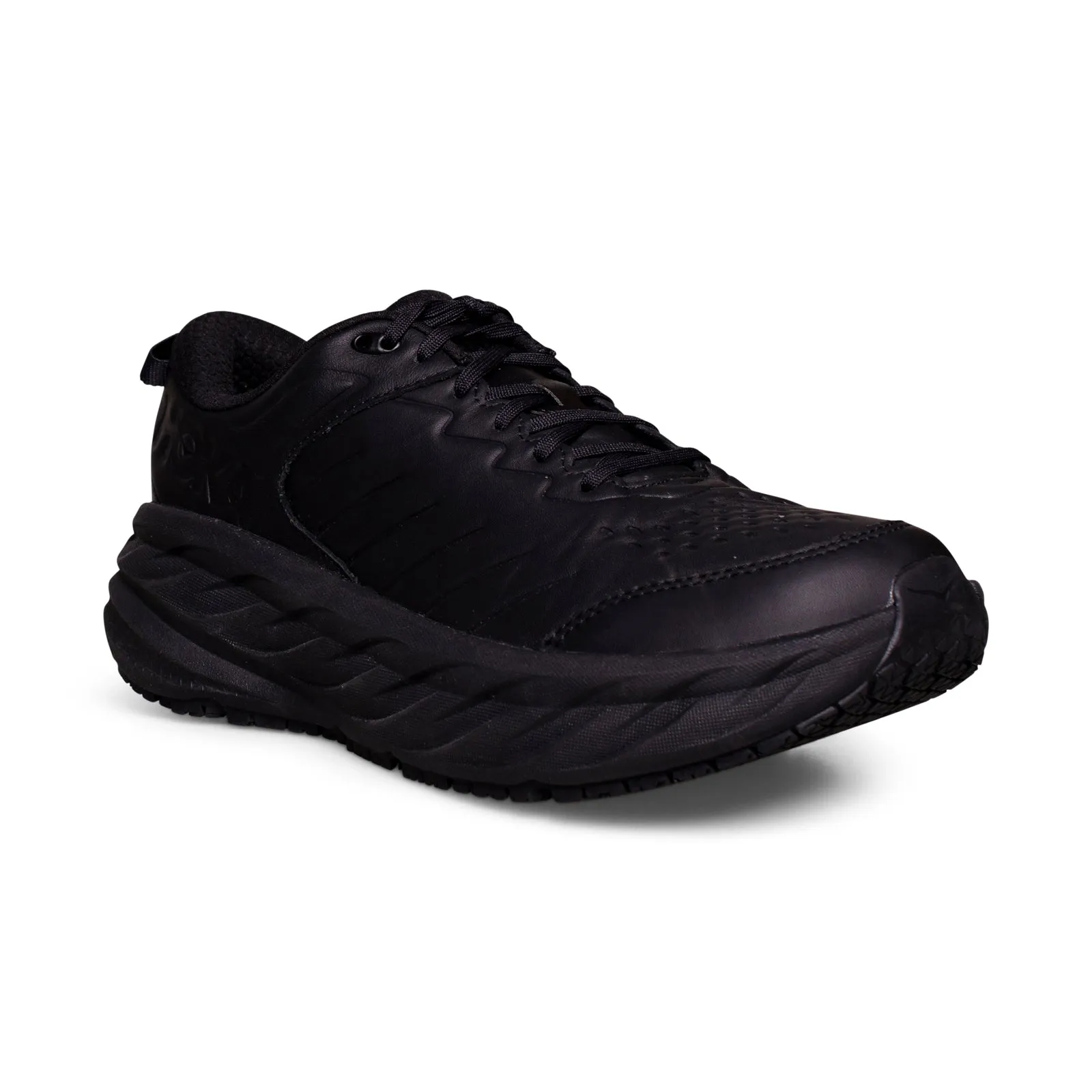 HOKA Bondi SR Black/Black Running Shoes - Men's