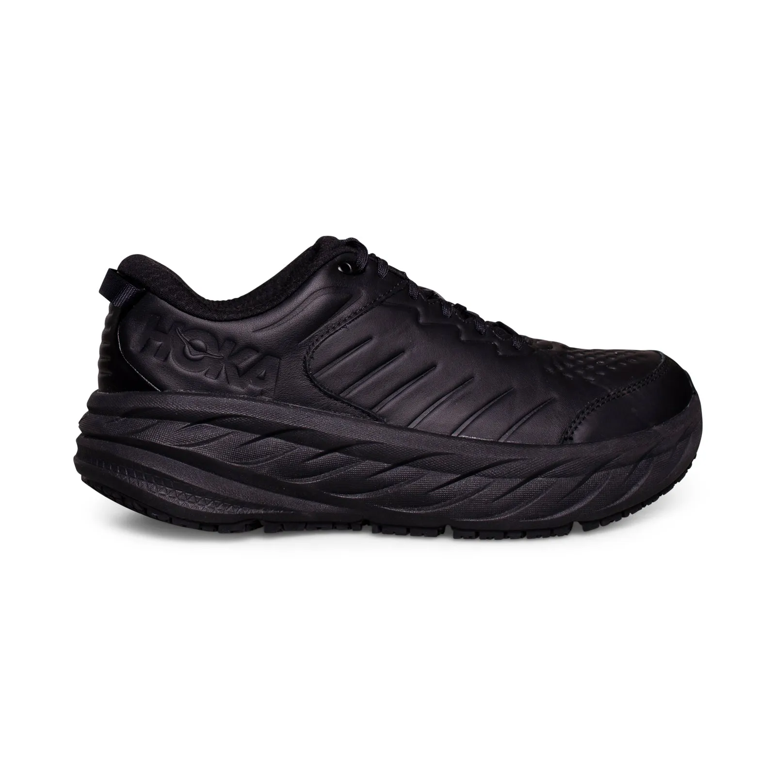 HOKA Bondi SR Black/Black Running Shoes - Men's