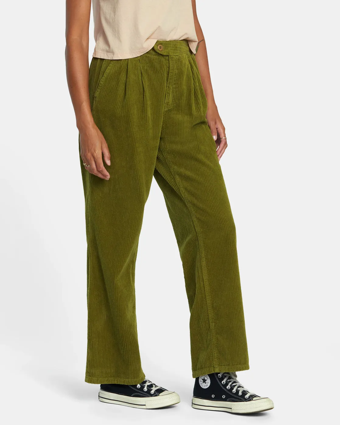 Hudson Wide Leg Pants - Monstera