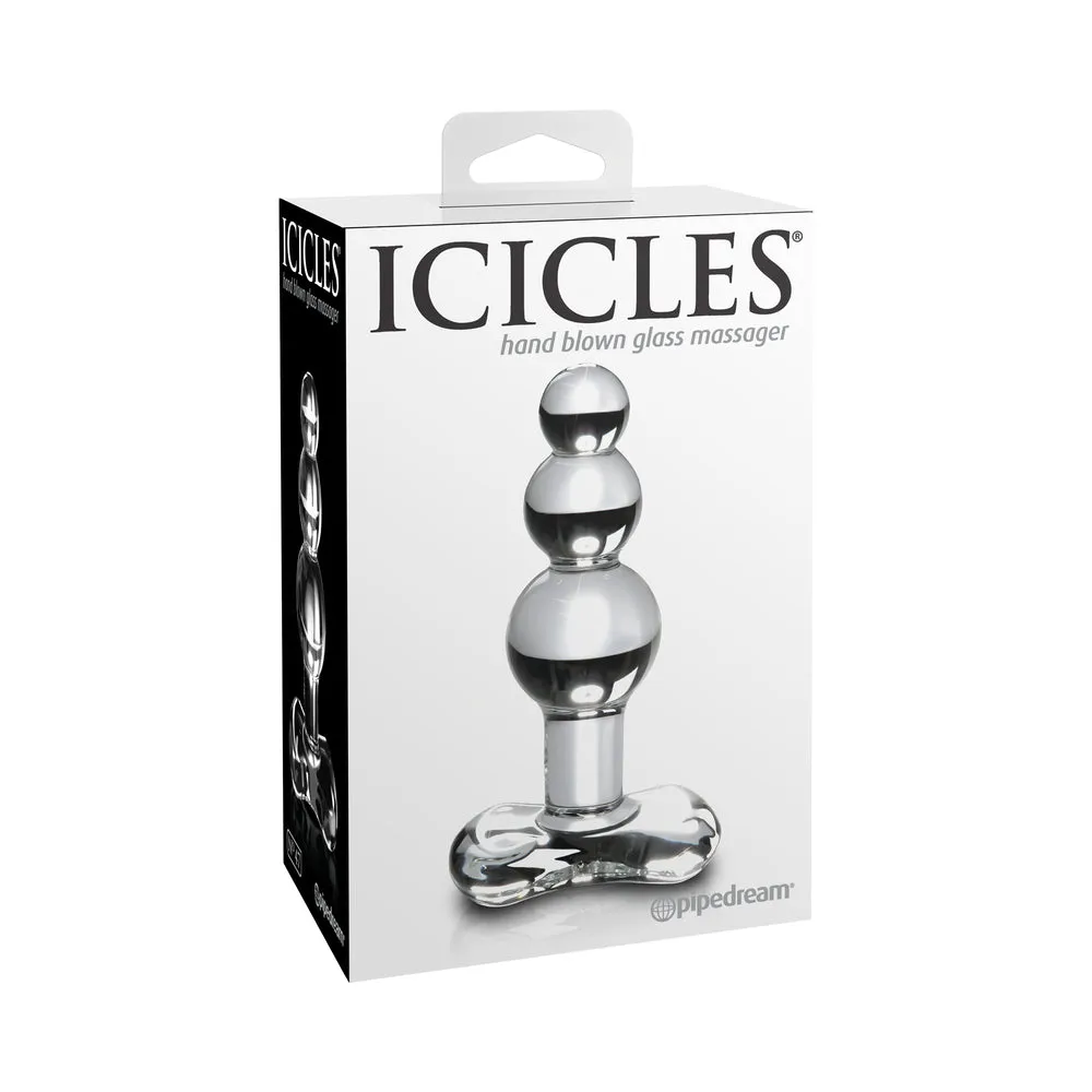 Icicles No 47 Beaded Glass Anal Plug