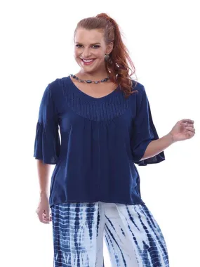 Indigo Bohemian Top