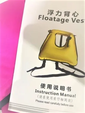 Inflatable Floating Floatage Vest