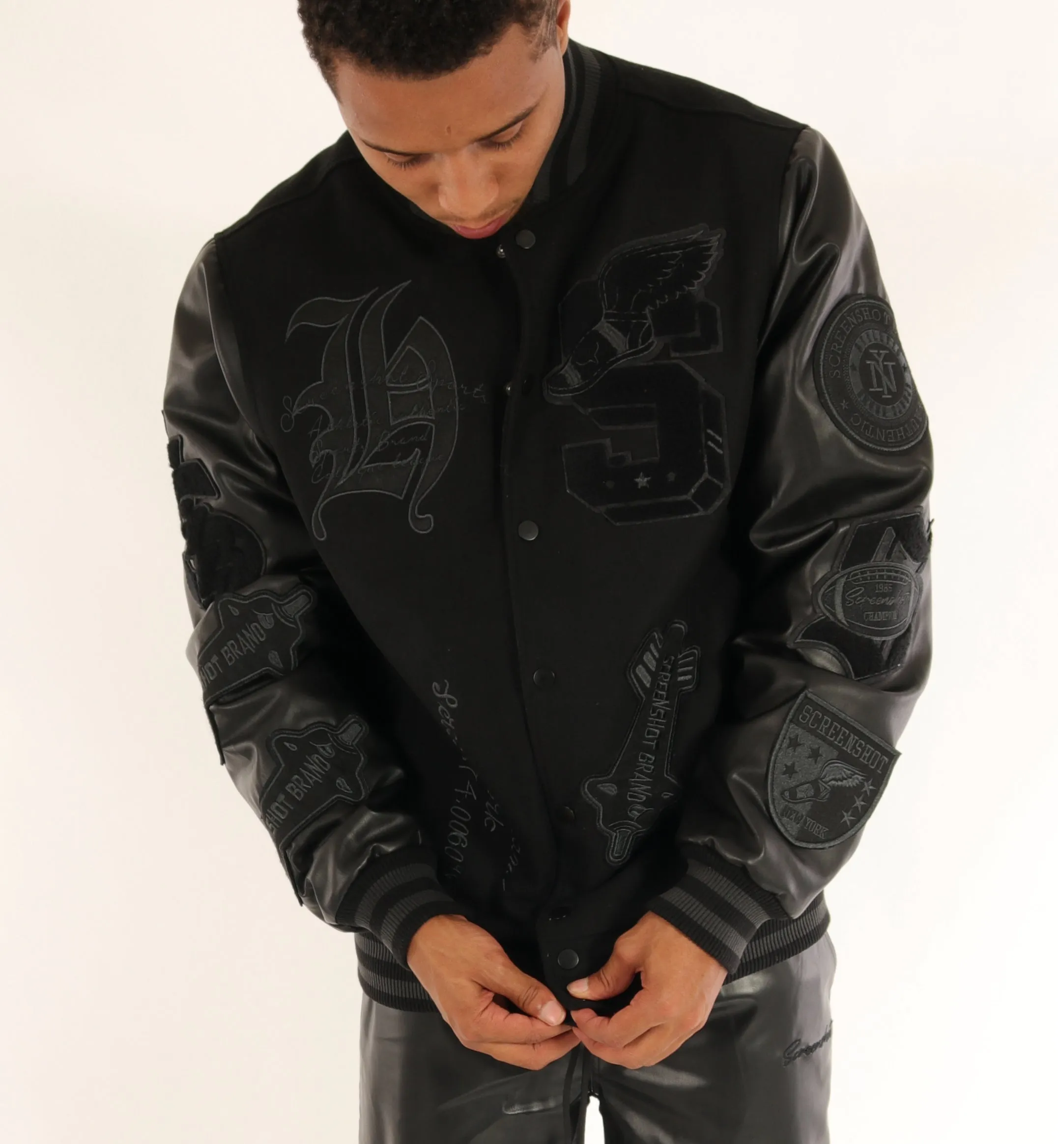 J11350-VARSITY WOOL BOMBER JACKET