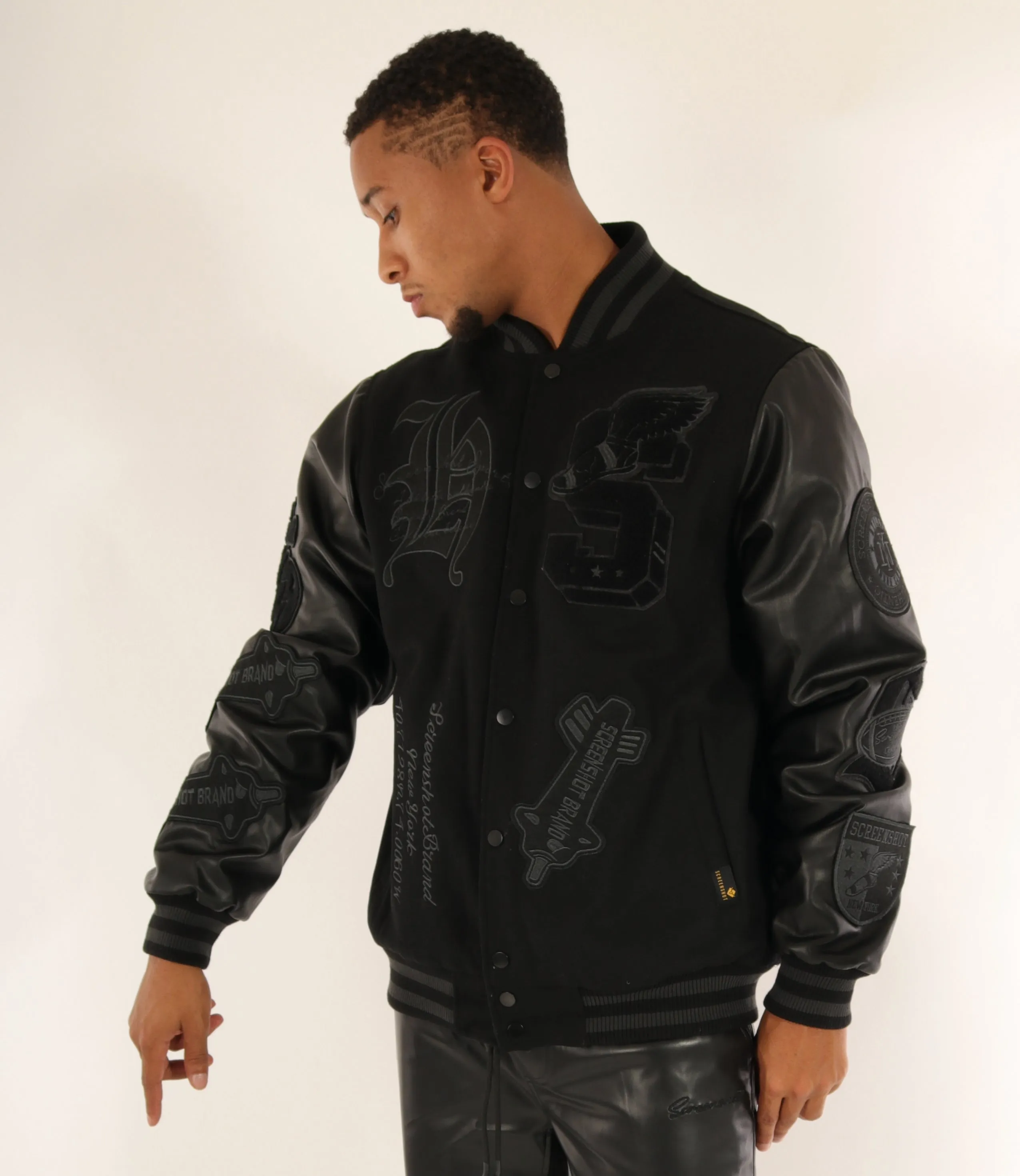 J11350-VARSITY WOOL BOMBER JACKET