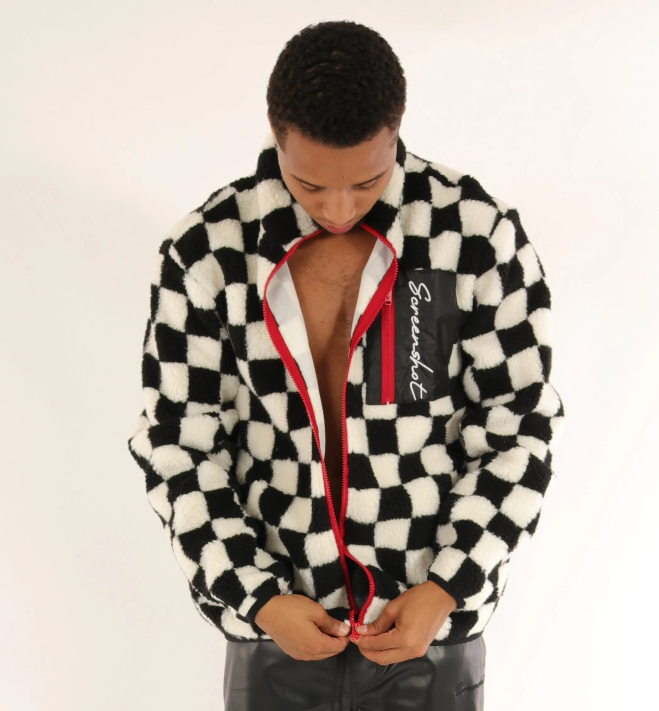 J11355-VARSITY SHERPHA BOMBER JACKET