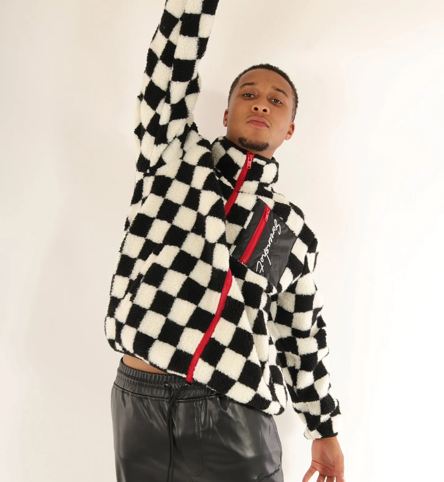 J11355-VARSITY SHERPHA BOMBER JACKET