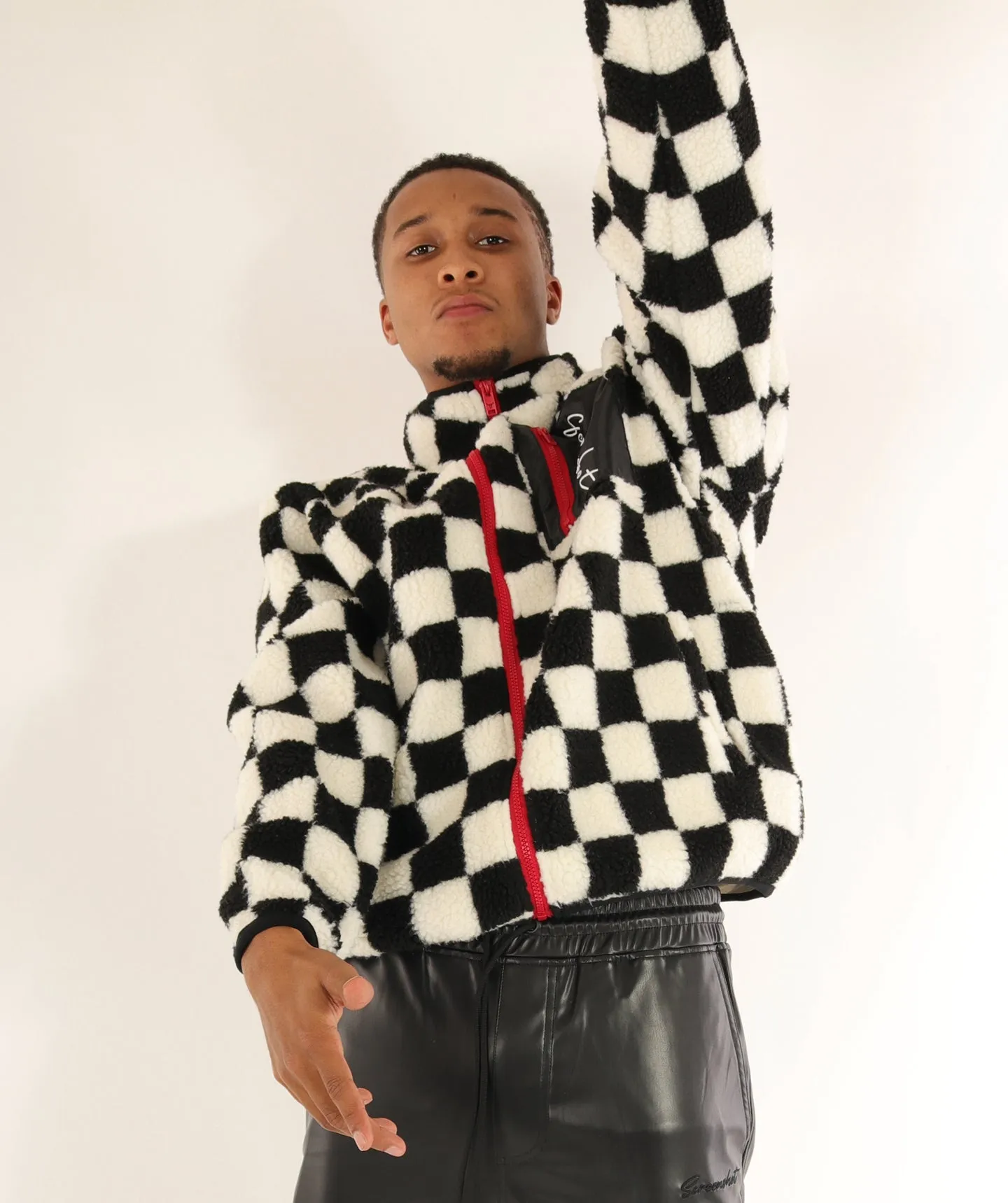 J11355-VARSITY SHERPHA BOMBER JACKET