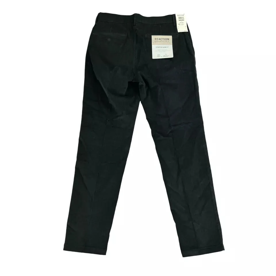 Kenneth Cole Reaction MEN's Slim-Fit Stretch Corduroy Pants