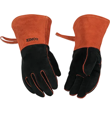 Kinco 7900 Vulcan Heat-Resistant Premium Split Cowhide Welding/Fireplace Gloves (One Dozen)