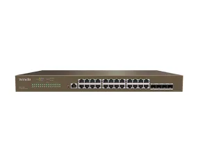 L3 Managed Switch, 24 Port Ethernet, 4 SFP