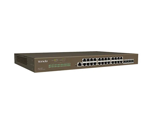 L3 Managed Switch, 24 Port Ethernet, 4 SFP