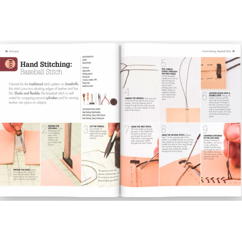 Leather Crafts - How-to Book - Written by Walnut Studiolo