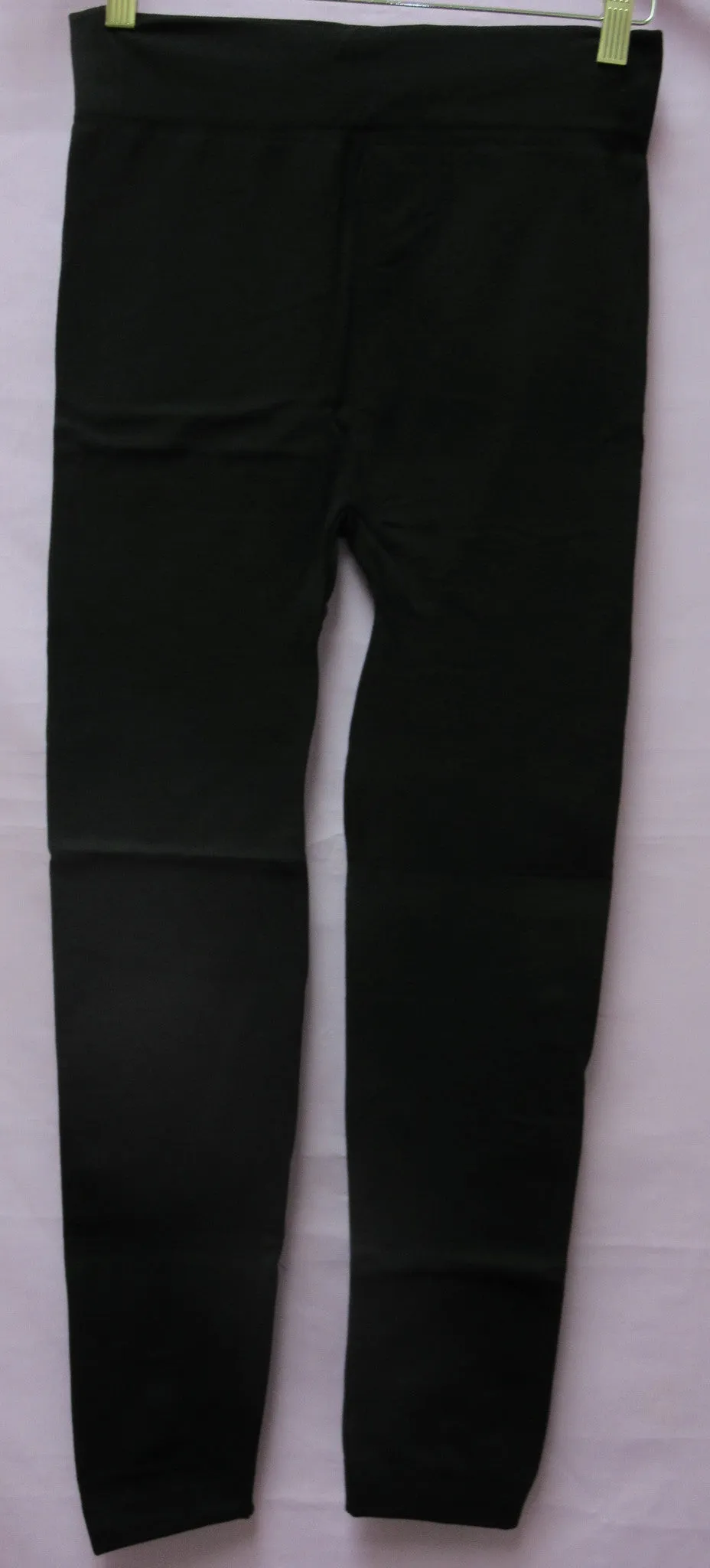 Legging 7438 Black Polyester Knitted Sexy Stretch Churidar Large Leggings Shieno