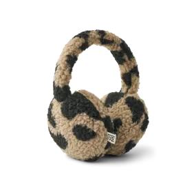 Liewood Albero Pile Ear Warmers | Mega Leo /Oat mix