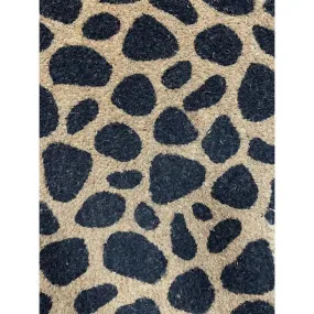 Likewise Gainsbourgh Coir Welcome Paw Print Door Mat - 75x45cm