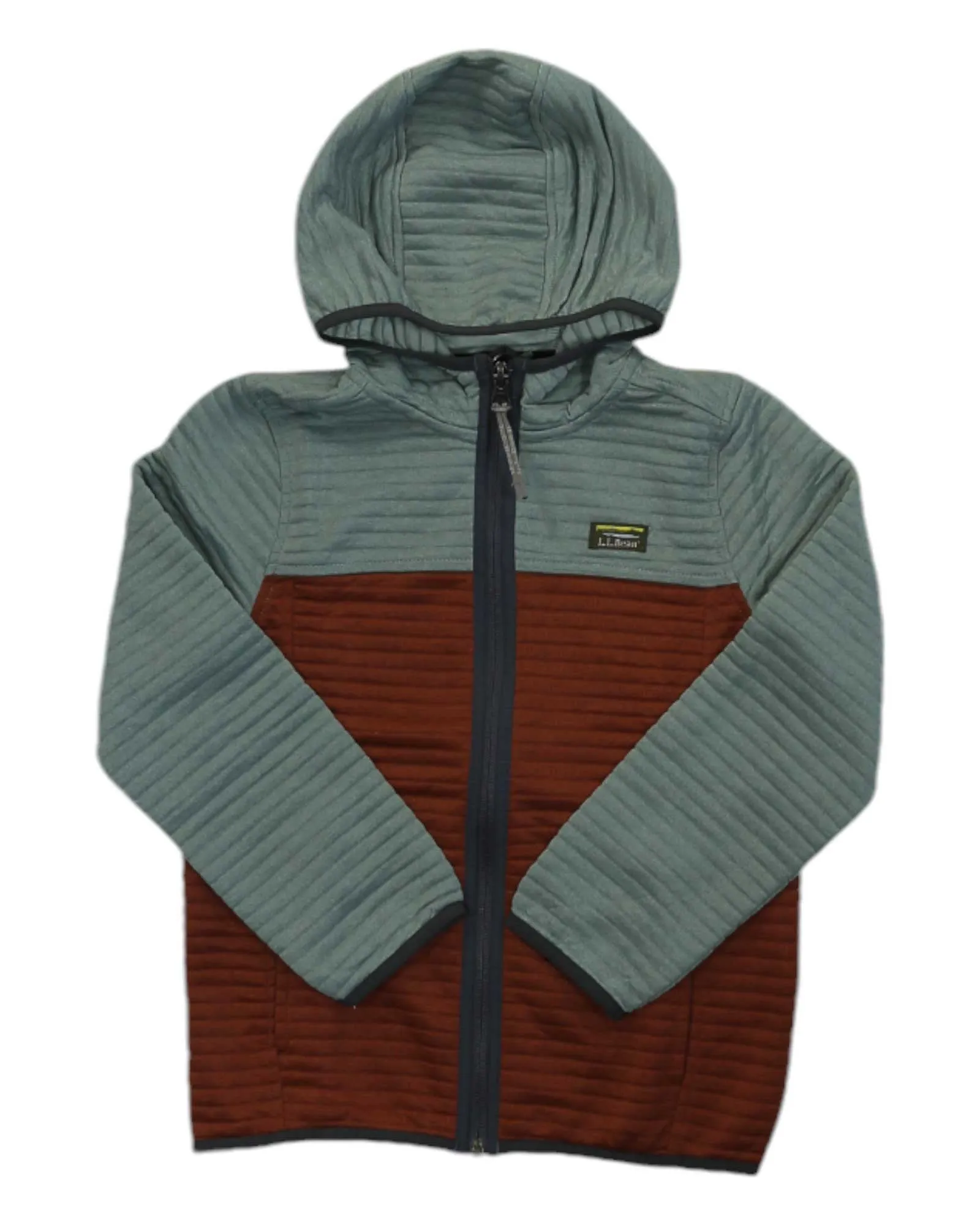 L.L.Bean Kids' Airlight Full Zip Colorblock Hoodie