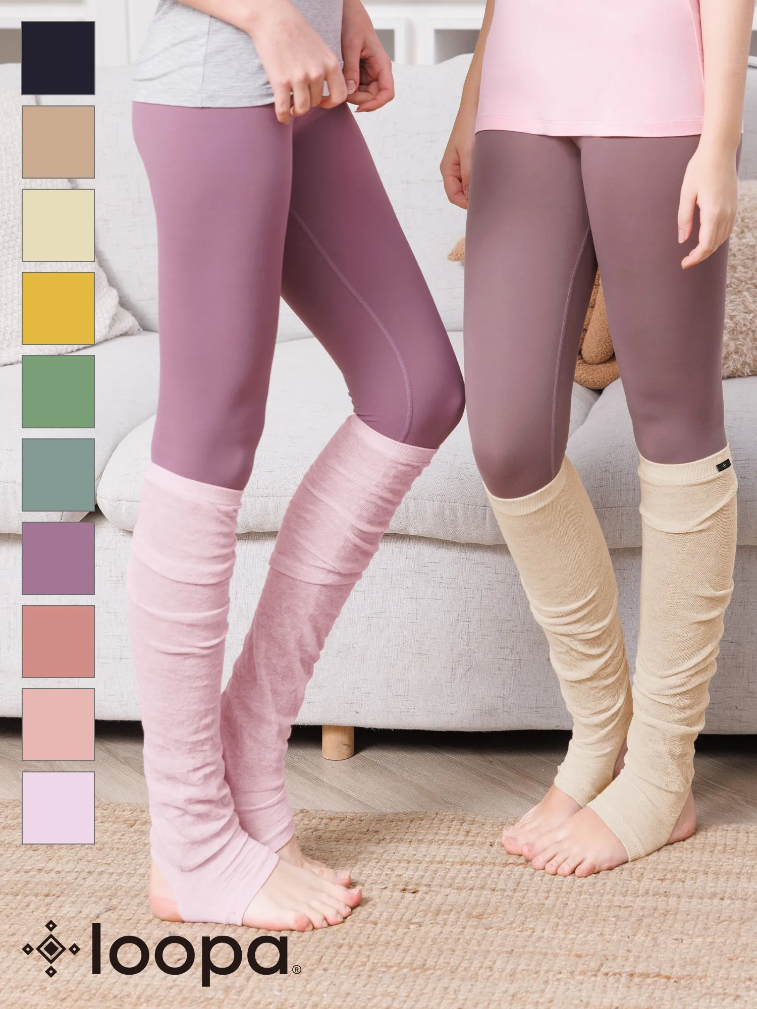 [Loopa] レッグウォーマー Yoga Leg warmers