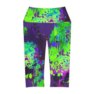 LUZVERDE. TERRA.Yoga Capri Leggings (AOP)