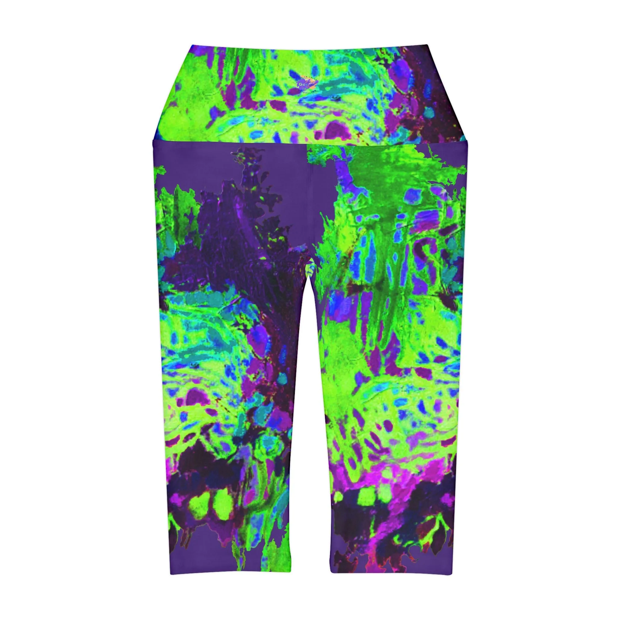 LUZVERDE. TERRA.Yoga Capri Leggings (AOP)