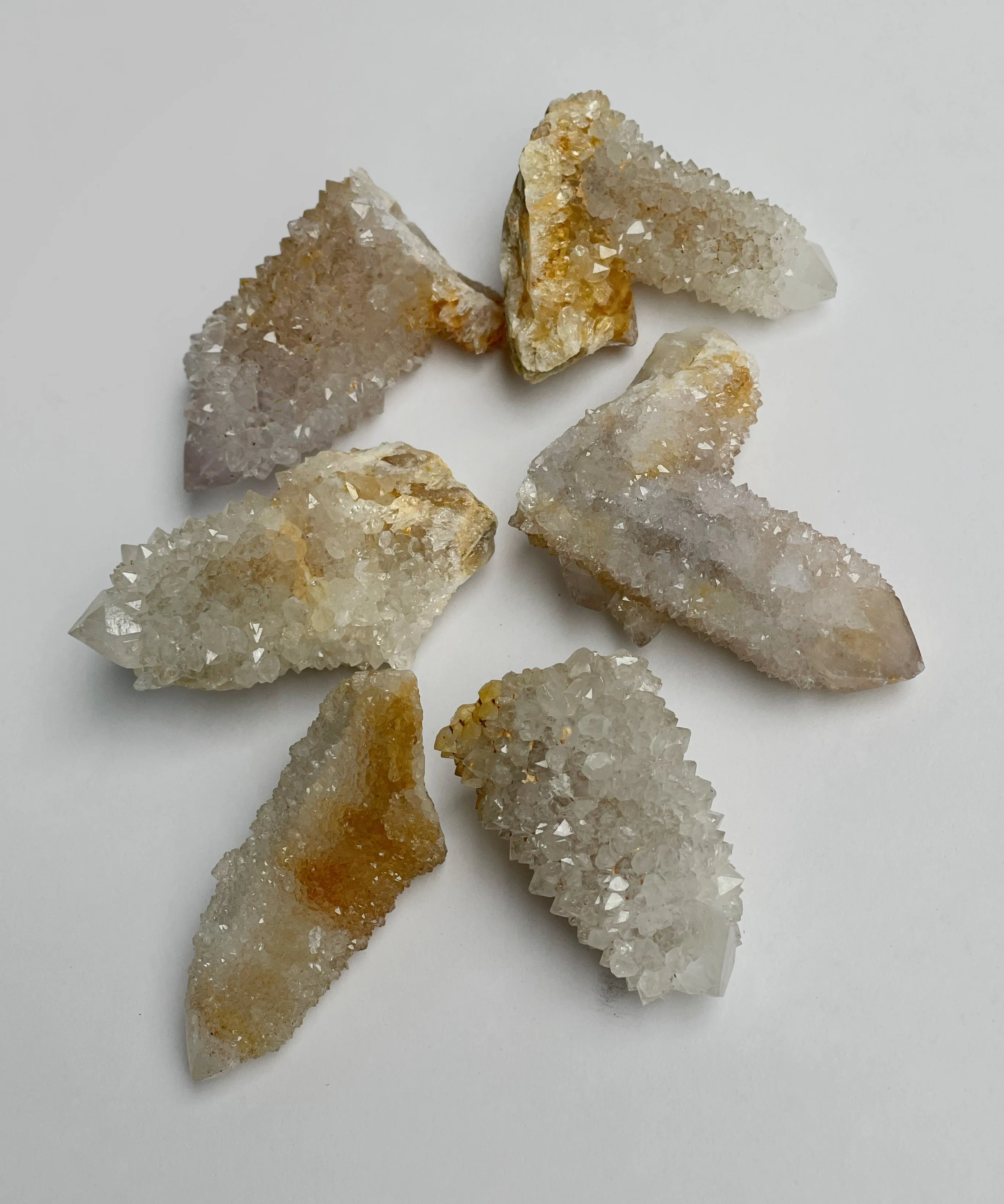 Medium Golden Spirit Quartz Cluster