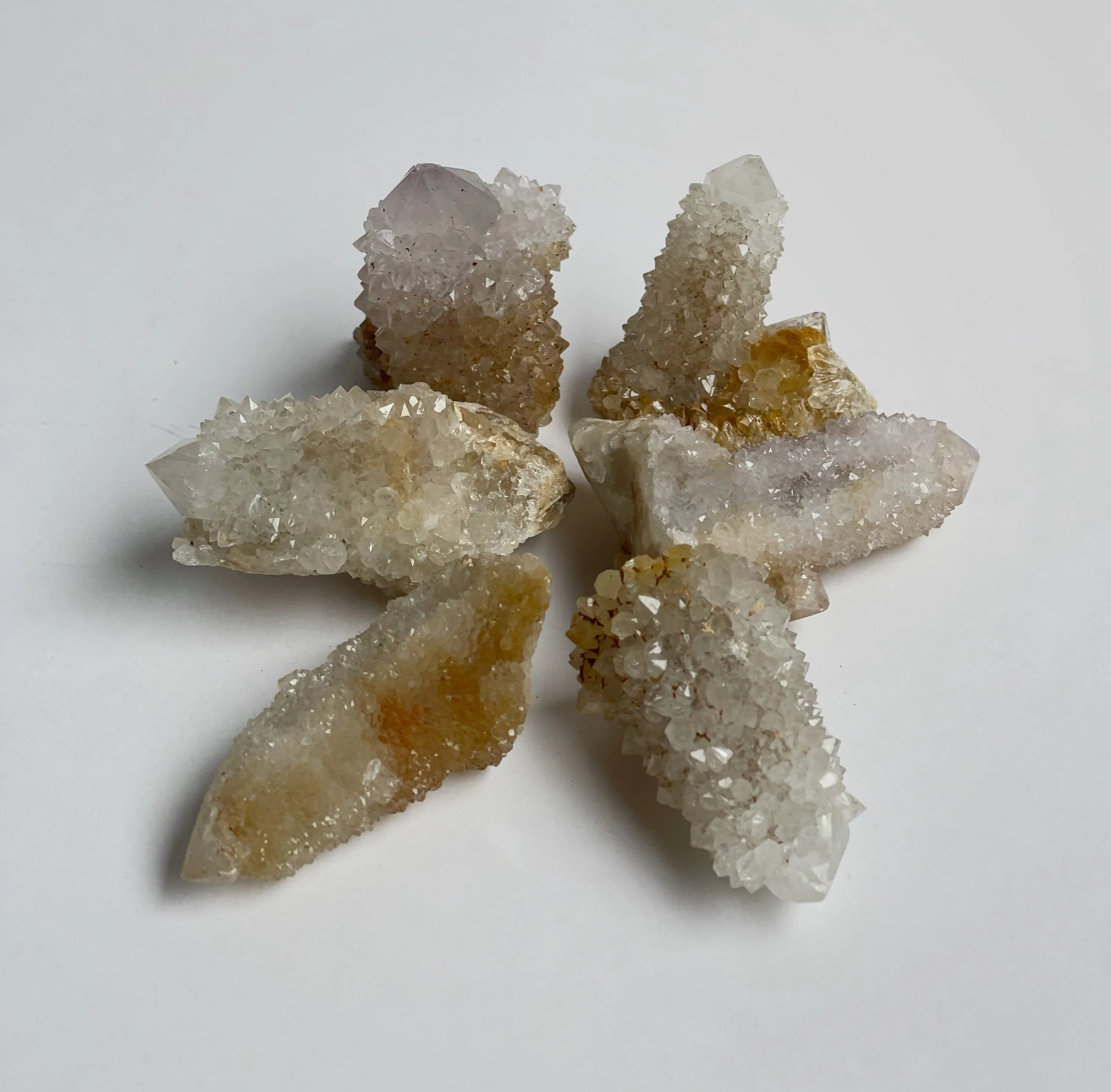 Medium Golden Spirit Quartz Cluster