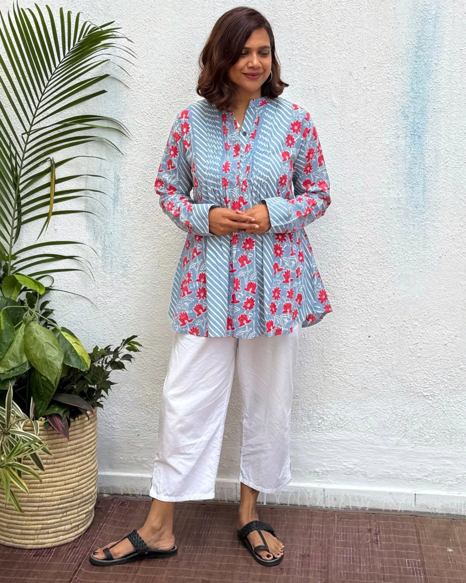 Meher Block Printed Cotton Kurti