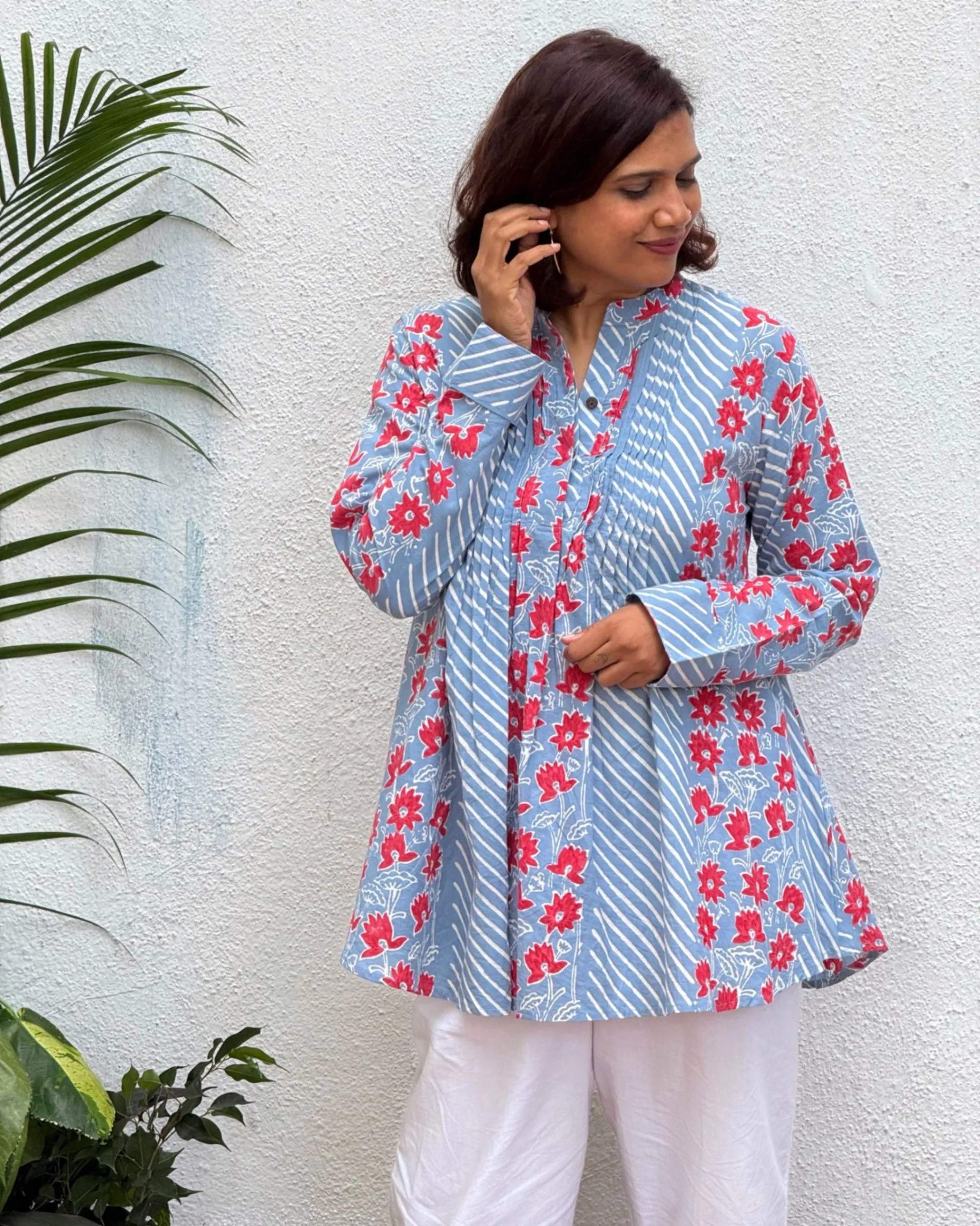 Meher Block Printed Cotton Kurti