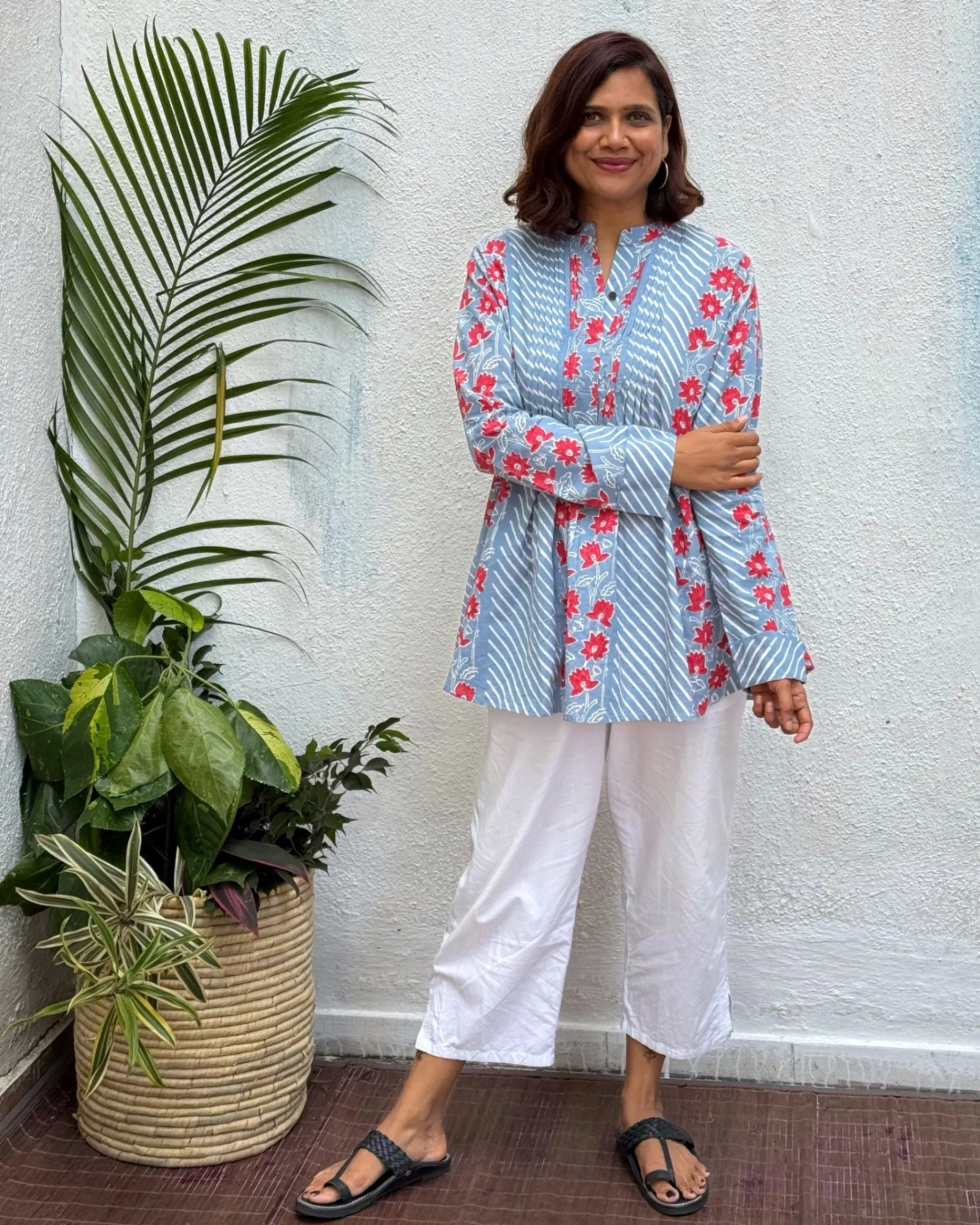 Meher Block Printed Cotton Kurti