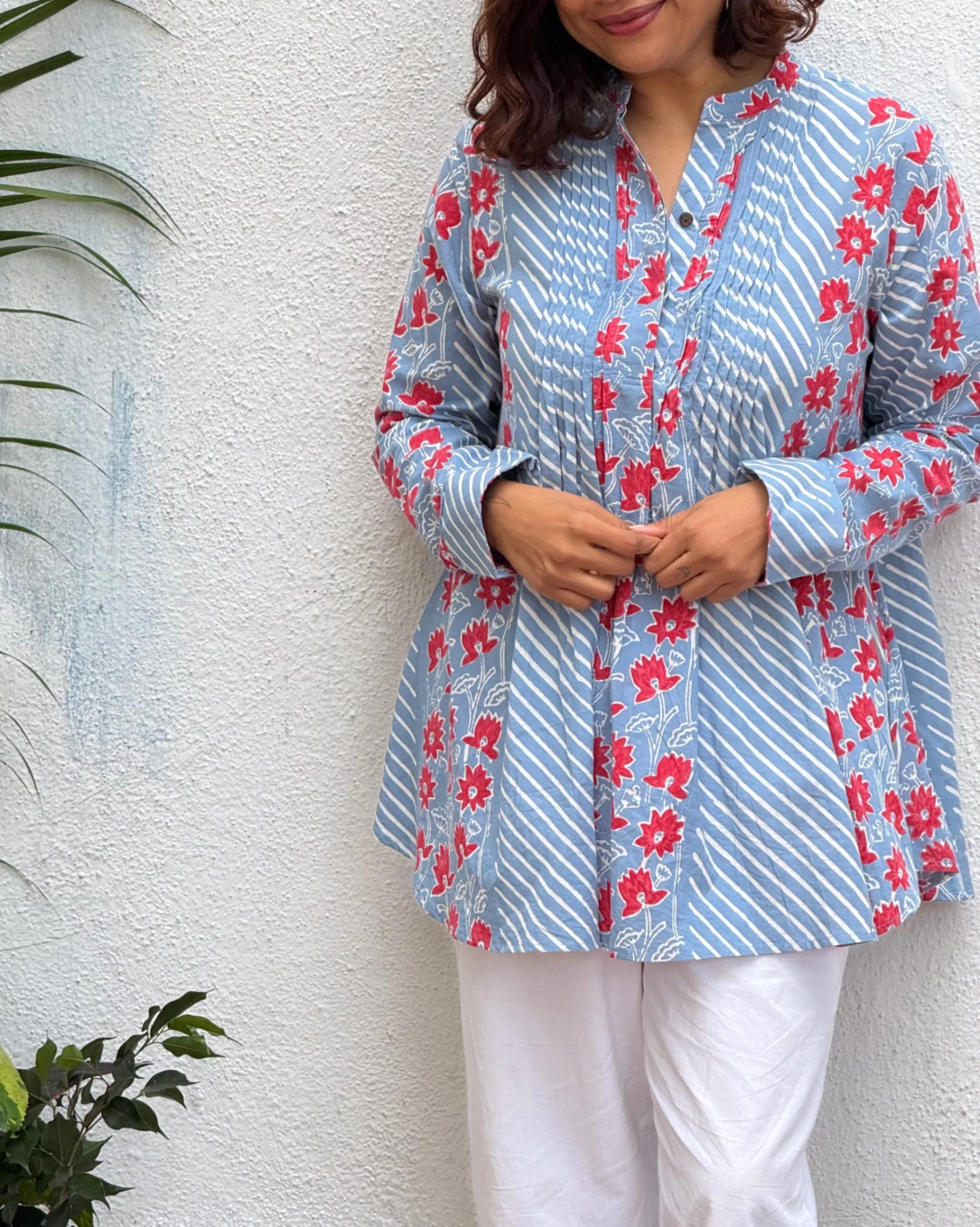 Meher Block Printed Cotton Kurti