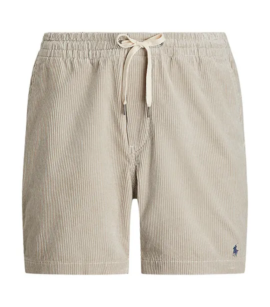 Men's 6in Polo Prepster Corduroy Shorts Khaki Stone