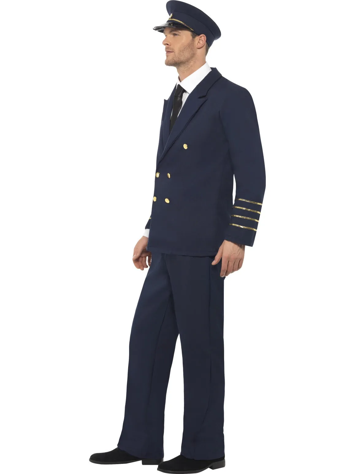 Mens Costume - Navy Blue Pilot