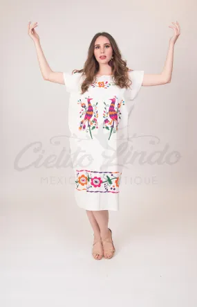 Mexican Handmade Embroidered Dress Cuernavaca