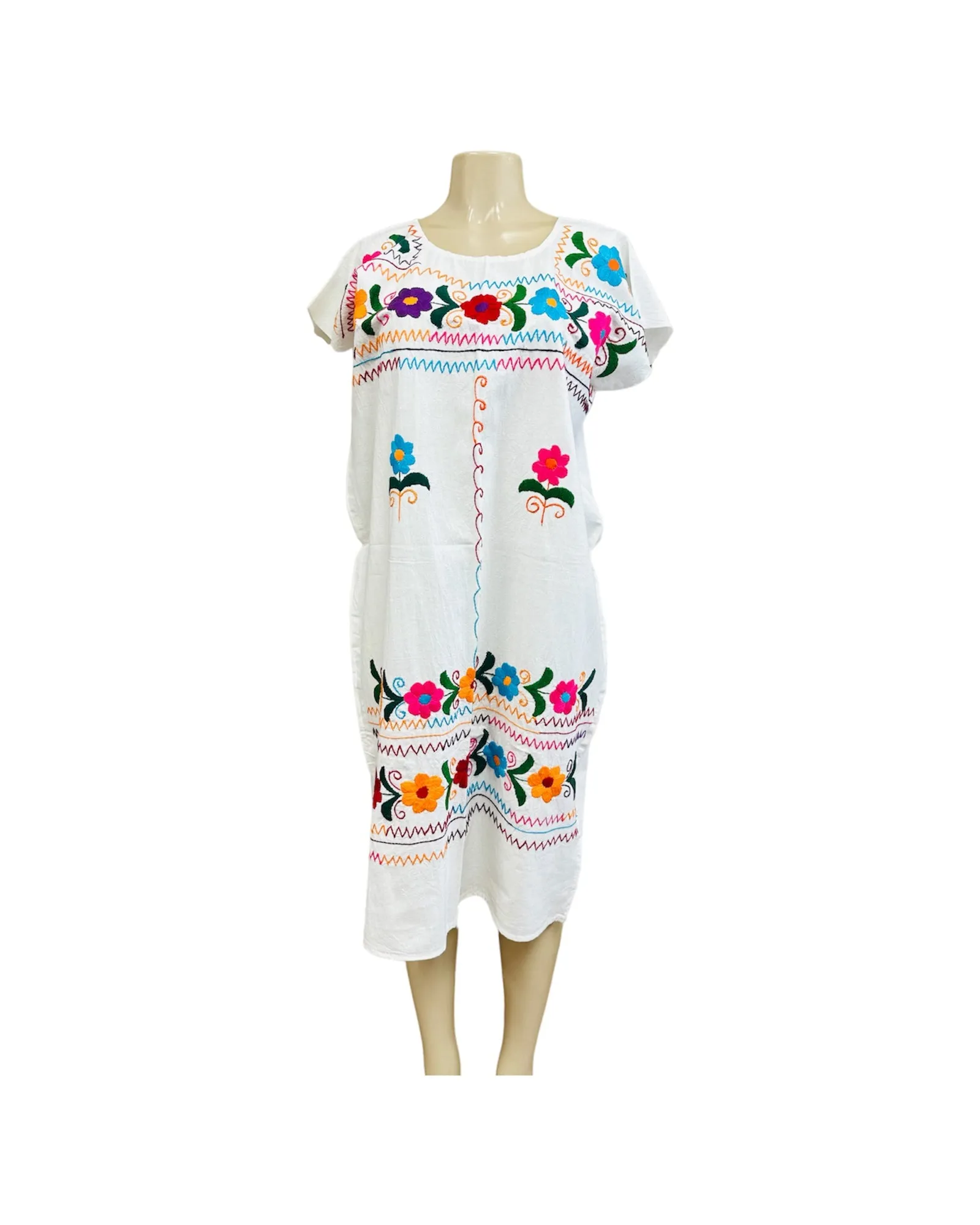 Mexican Handmade Embroidered Dress Cuernavaca