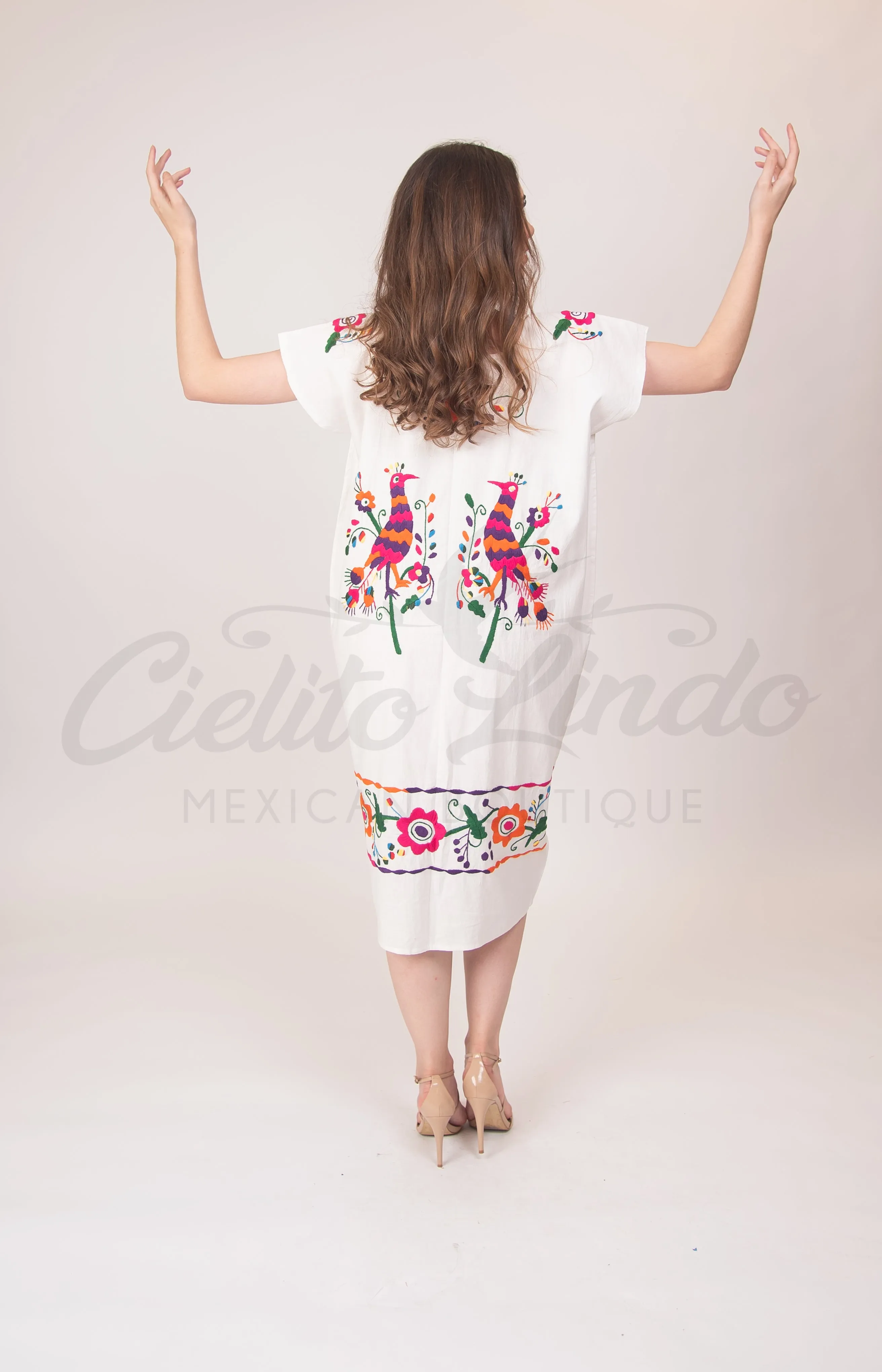 Mexican Handmade Embroidered Dress Cuernavaca