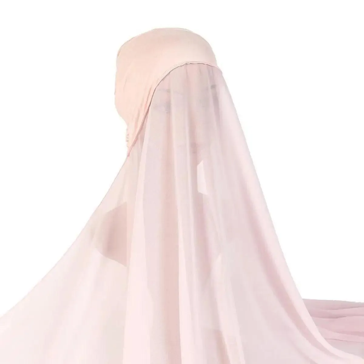 MH004 Chiffon Instant Hijab with Modal Undercap