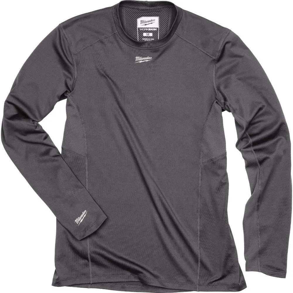 Milwaukee 401G-M WORKSKIN Cold Weather Base Layer - Gray, Medium