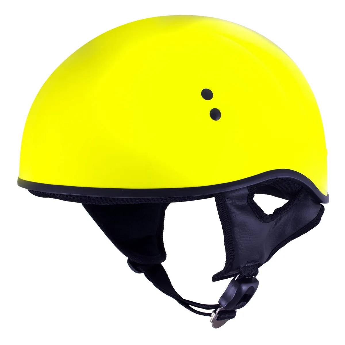 Milwaukee Helmets T68 'The O.G.' Hi-Vis Neon Yellow Motorcycle DOT