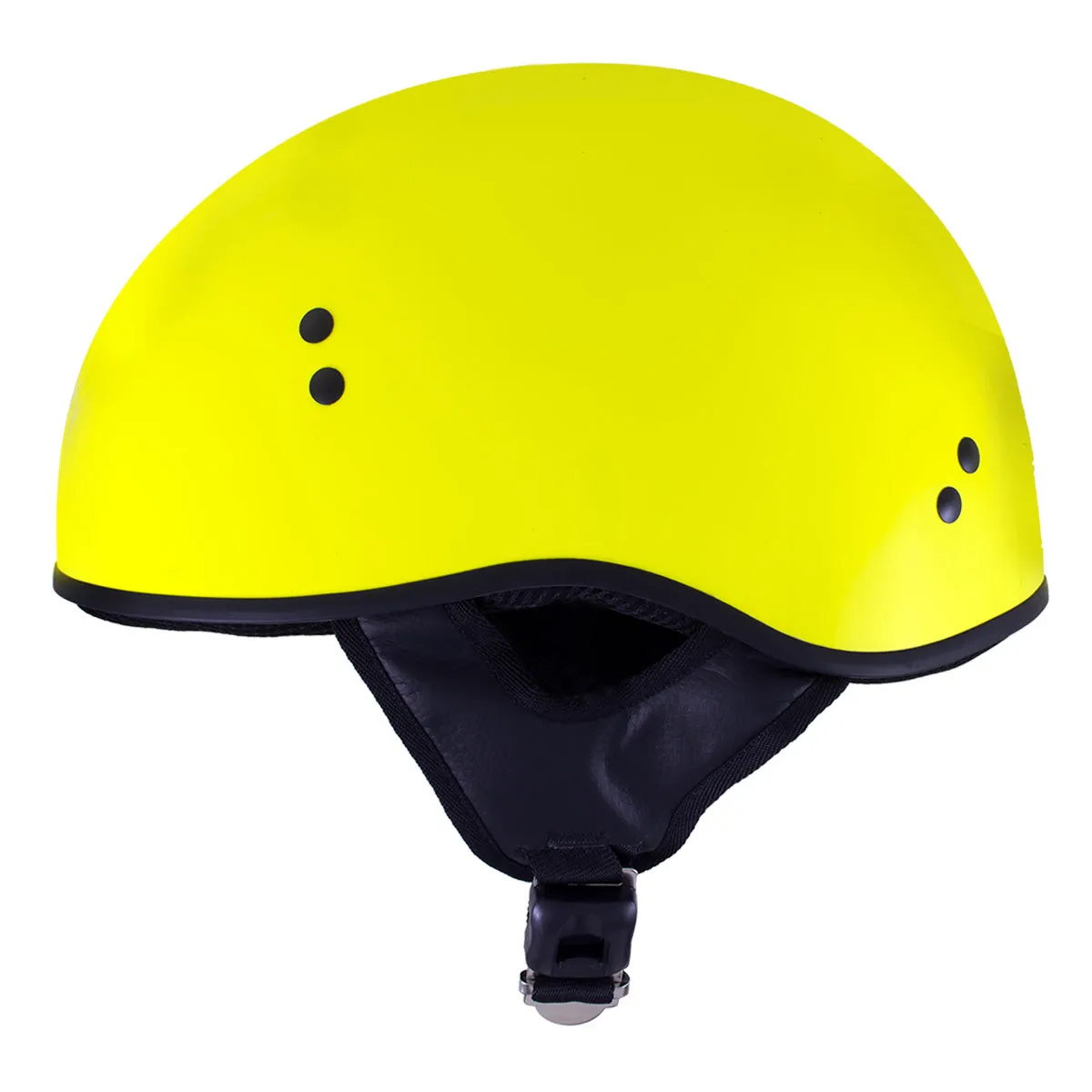 Milwaukee Helmets T68 'The O.G.' Hi-Vis Neon Yellow Motorcycle DOT